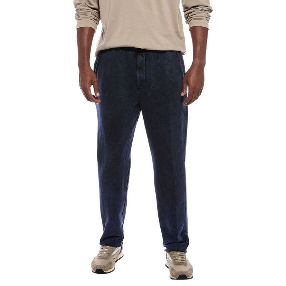 Atm Anthony Thomas Melillo Mens  French Terry Pigment Wash Pant, Blue